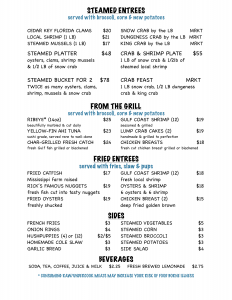 Rick's Crab Trap - THE home for seafood in Fort Walton Beach